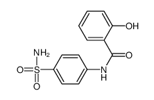 2-hydroxy-N-(4-sulfamoylphenyl)benzamide结构式