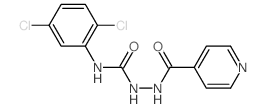 3-(2,5-dichlorophenyl)-1-(pyridine-4-carbonylamino)urea Structure