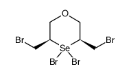 1,1-Dibromo-2,6-bis(bromomethyl)-1,4-selenoxan Structure