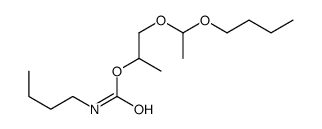 1-(1-butoxyethoxy)propan-2-yl N-butylcarbamate Structure