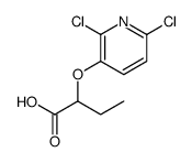 2-(2,6-dichloropyridin-3-yl)oxybutanoic acid结构式
