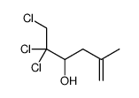 1,2,2-trichloro-5-methylhex-5-en-3-ol结构式