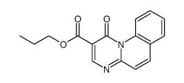 1-Oxo-1H-pyrimido[1,2-a]quinoline-2-carboxylic acid propyl ester结构式