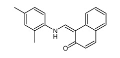 1-[(2,4-dimethylanilino)methylidene]naphthalen-2-one Structure