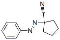 Cyclopentanecarbonitrile, 1-(phenylazo)- (9CI)结构式
