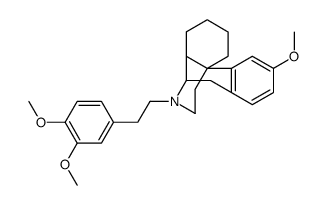 17-(3,4-Dimethoxyphenethyl)-3-methoxymorphinan结构式