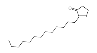 2-tridecylcyclopent-2-en-1-one Structure