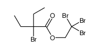 2-Bromo-2-ethylbutyric acid 2,2,2-tribromoethyl ester结构式