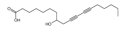 8-hydroxyoctadeca-10,12-diynoic acid结构式