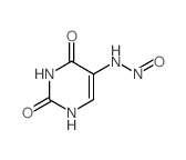 2,4(1H,3H)-Pyrimidinedione,5-(nitrosoamino)- Structure