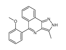 5-(2-methoxyphenyl)-3-methyl-2H-pyrazolo[4,3-c]isoquinoline Structure