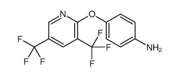 4-[3,5-bis(trifluoromethyl)pyridin-2-yl]oxyaniline Structure