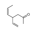 4-ethenylhept-5-en-2-one Structure