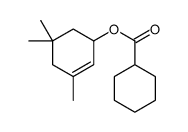 (3,5,5-trimethylcyclohex-2-en-1-yl) cyclohexanecarboxylate Structure