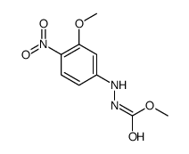methyl N-(3-methoxy-4-nitroanilino)carbamate Structure