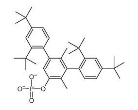 [3,5-bis(2,4-ditert-butylphenyl)-2,4-dimethylphenyl] phosphate Structure