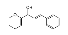 (E)-1-(3,4-dihydro-2H-pyran-6-yl)-2-methyl-3-phenylprop-2-en-1-ol结构式