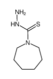 1H-Hexahydroazepine-1-thiocarboxylic acid hydrazide结构式