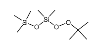 1-(tert-butylperoxy)-1,1,3,3,3-pentamethyldisiloxane结构式