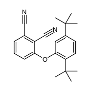 3-(2,5-ditert-butylphenoxy)benzene-1,2-dicarbonitrile结构式