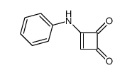 3-anilinocyclobut-3-ene-1,2-dione结构式