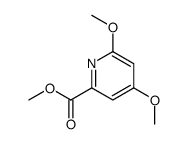 4,6-二甲氧基吡啶甲酸甲酯结构式