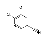 5,6-dichloro-2-methylpyridine-3-carbonitrile Structure