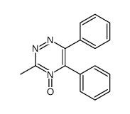 3-methyl-4-oxido-5,6-diphenyl-1,2,4-triazin-4-ium Structure
