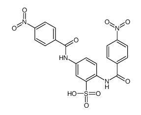 2,5-bis(4-nitrobenzamido)benzenesulfonic acid结构式