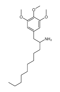 3,4,5-Trimethoxy-α-nonylbenzeneethanamine Structure