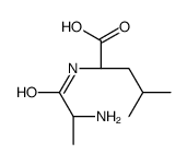 (2R)-2-[[(2S)-2-aminopropanoyl]amino]-4-methylpentanoic acid结构式