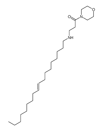 1-morpholin-4-yl-3-(octadec-9-enylamino)propan-1-one结构式