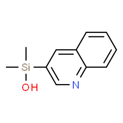 Silanol, dimethyl-3-quinolinyl- (9CI) Structure