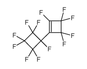 1,1,2,2,3,3,4-heptafluoro-4-(2,3,3,4,4-pentafluorocyclobuten-1-yl)cyclobutane Structure