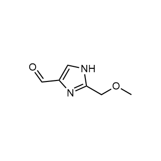 2-(Methoxymethyl)-1h-imidazole-4-carbaldehyde structure