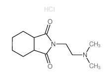 1H-Isoindole-1,3(2H)-dione,2-[2-(dimethylamino)ethyl]hexahydro-, hydrochloride (1:1)结构式