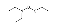 N,N-Diethylamino-ethylmercapto-boran结构式