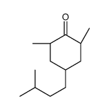 2,6-Dimethyl-4-(3-methylbutyl)cyclohexanone Structure