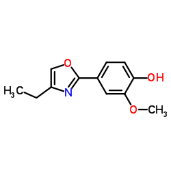 Phenol, 4-(4-ethyl-2-oxazolyl)-2-methoxy- (9CI)结构式