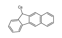 benzo[b]fluorene cesium salt Structure