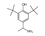 4-hydroxy-3,5-di-tert-butyl-α-methylbenzylamine结构式