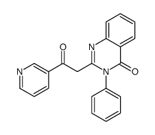 2-(2-oxo-2-pyridin-3-ylethyl)-3-phenylquinazolin-4-one Structure