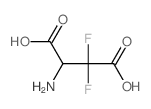 3-amino-2,2-difluoro-butanedioic acid结构式
