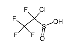 1-chloro-1,2,2,2-tetrafluoroethanesulfinic acid Structure