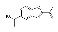 5-(1-hydroxyethyl)-2-isopropenylbenzofuran Structure