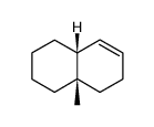 4a-methyl-cis-3,4,4a,5,6,7,8,8a-octahydronaphthalene Structure