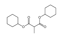 dicyclohexyl 2-methylpropanedioate结构式