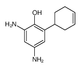 2-(3-Cyclohexenyl)-4,6-diaminophenol structure