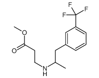 methyl 3-[1-[3-(trifluoromethyl)phenyl]propan-2-ylamino]propanoate Structure