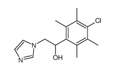 1-(4-chloro-2,3,5,6-tetramethylphenyl)-2-imidazol-1-ylethanol结构式